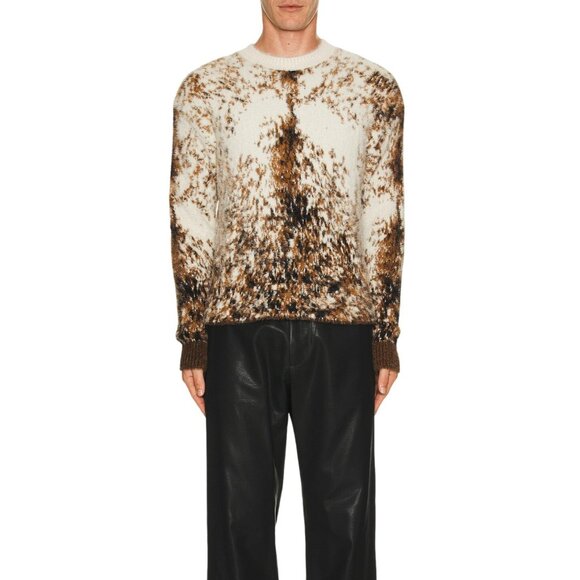 Diesel Itello Sweater in Chocolate Small New Mens Knit Pullover Top - Picture 1 of 16